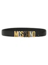 Moschino Black St. Cocco Belt In Black