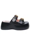 Moschino Sandals In Black