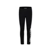 Moschino Black Leggings For Girl With Logo