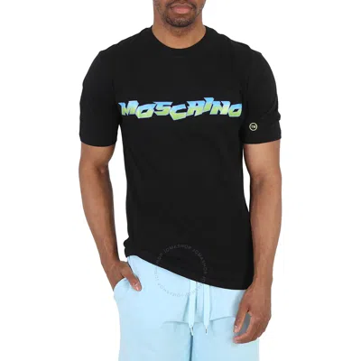 Moschino Black Logo Print Regular T-shirt