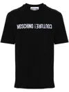Moschino Men's T-shirt With Logo In Black