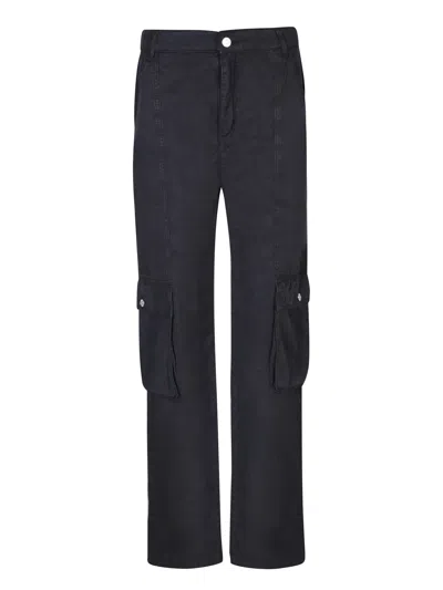 Moschino Black Lyocell Cargo Trousers