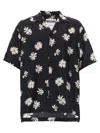 Moschino Twill Shirt Allover Daisy In Black