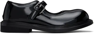 Moschino Black Mary Jane Oliver Loafers