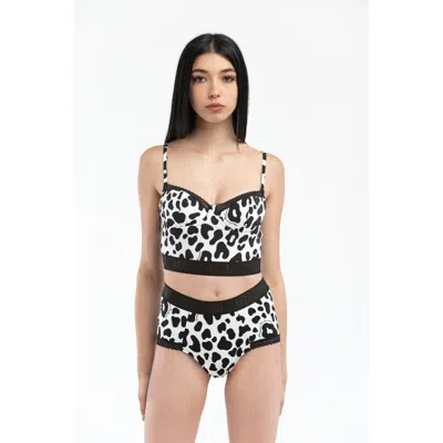 Moschino Black Modal Tank Women's Tops