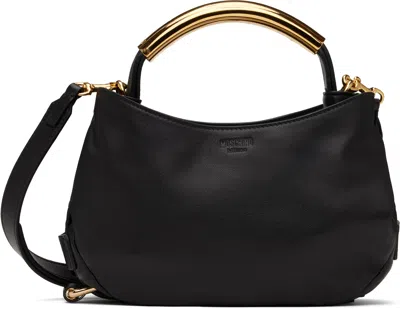 Moschino Black ' Handle Me' Small Bag