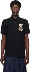 Moschino Graphic Print Polo Shirt With Side Slits
