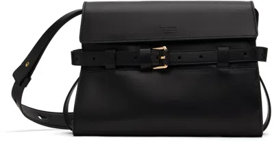 Moschino Black ' Tie Me' Medium Bag In 1555 Black