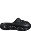 Moschino Teddy Bear Sliders In Black
