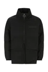 Moschino Quilted High Collar Jacket With Elasticated Cuffs