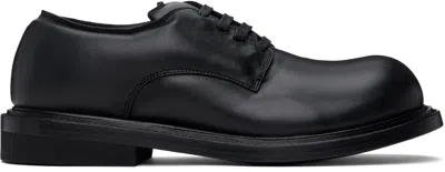 Moschino Black Oliver Derbys