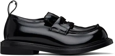 Moschino Black Oliver Loafers