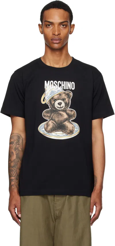 Moschino T-shirt With Print In Black