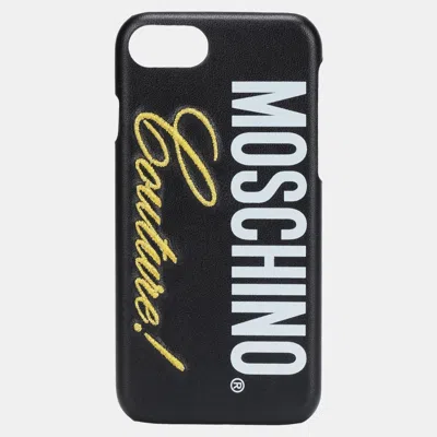 Pre-owned Moschino Black Plastic Iphone 6/6s Cover