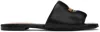 Moschino Black Plate Slides In 000 * Nero