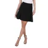 Moschino Black Polka-dot Tweed Mini Skirt, Brand Size 38 (us Size 4)