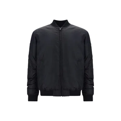 MOSCHINO MOSCHINO BLACK POLYAMIDE MEN'S BOMBER