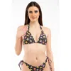 Moschino Black Polyester Bikini In Black