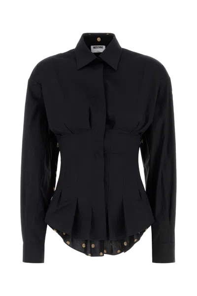 Moschino Black Poplin Shirt