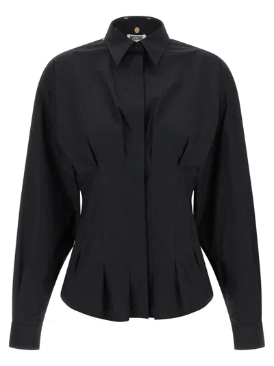 MOSCHINO BLACK POPLIN SHIRT
