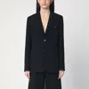 Moschino Single-breasted Buttoned Jacket In Black