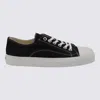 Moschino Sneakers In Canvas Edge In Black