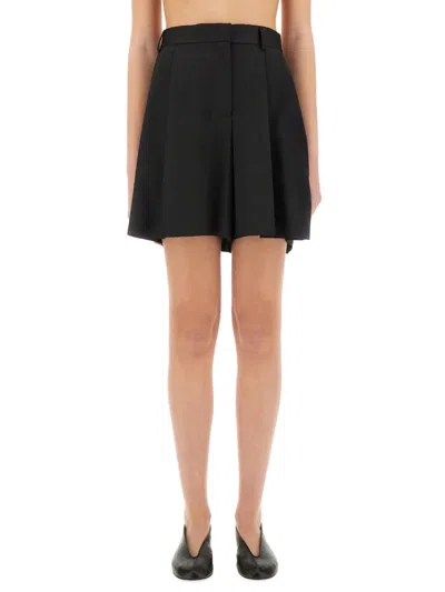 Moschino Black Solid Shorts