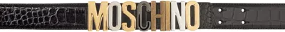 Moschino Black St. Cocco Belt