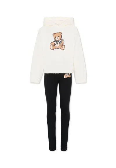 MOSCHINO BLACK SUIT FOR GIRL WITH TEDDY BEAR