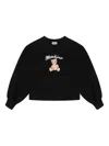 Moschino Crewneck Sweater In Black