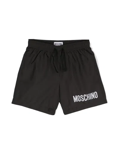 Moschino Kids' Black Swimwear With Logo