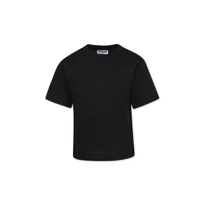 Moschino Kids' Black T-shirt For Boy