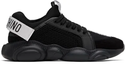 Moschino Black Teddy Sneakers