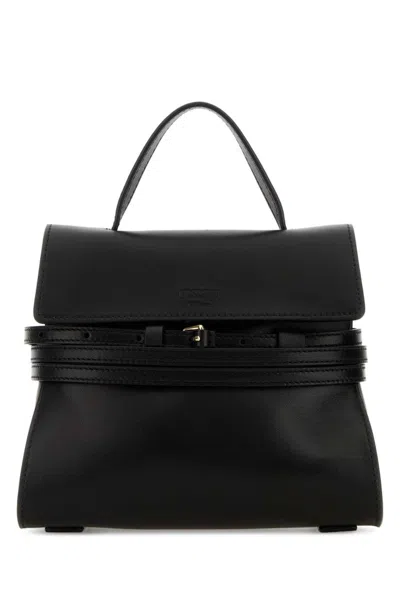 Moschino Black Tie Me Mini Satchel