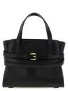 Moschino Structured Silhouette Handbag Top Handles In Black