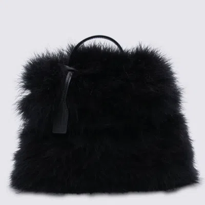 Moschino Black Top Handle Bag