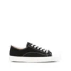 Moschino Sneakers In Canvas Edge In Black