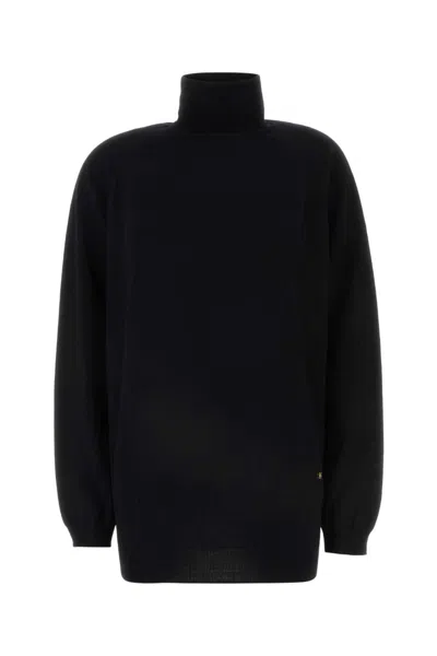 MOSCHINO BLACK TURTLENECK PULLOVER