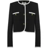 Moschino Crepe Short Jacket Blazer And Suits