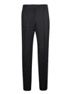 Moschino High-waist Plain Slim Trousers In A0555