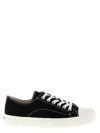 Moschino Sneakers In Canvas Edge In Black
