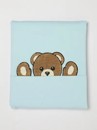 Moschino Blanket Kids Color Gnawed Blue