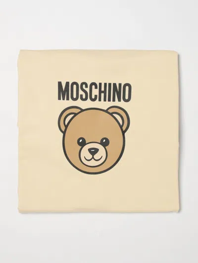 Moschino Babies' Decke  Kinder Farbe Beige In Neutral