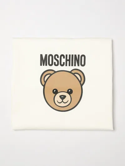 Moschino Babies' Decke  Kinder Farbe Weiss In Neutral
