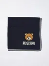 MOSCHINO BLANKET MOSCHINO KIDS COLOR NAVY,F82104045