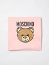 Moschino Blanket  Kids Color Pink In Pink