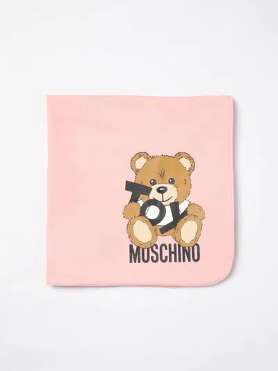 Moschino Babies' Blanket  Kids Color Pink