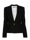 Moschino Tailored Black Wool Blazer In Black