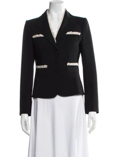 Pre-owned Moschino Blazer In Black