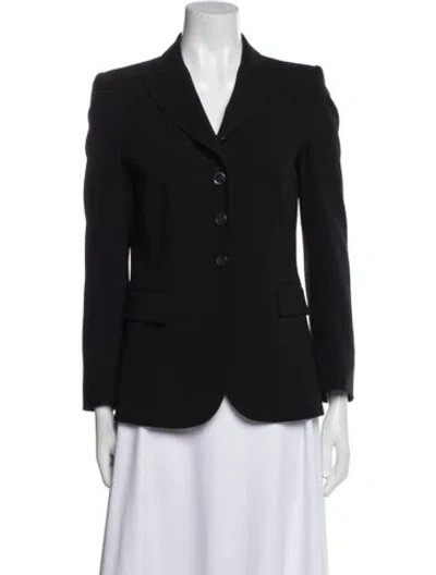 Pre-owned Moschino Blazer In Blue